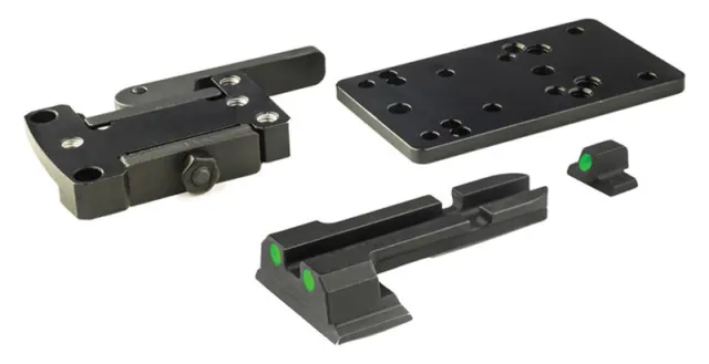 Mepro Light 88071501 MicroRDS QD Adapter with Backup Sights for CZ 75/85/SP01 - View 2