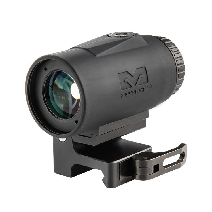 Mepro Light 8016000100 MMX3 Micro Magnifier 3x Quick Flip-Mount Black - View 2