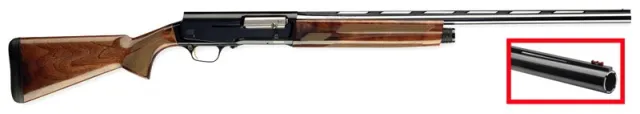 Browning A5 Hunter 12 Gauge 26" Barrel 3" 4+1, Gloss Black Barrel & Anodized Receiver, Turkish Walnut Stock - View 2