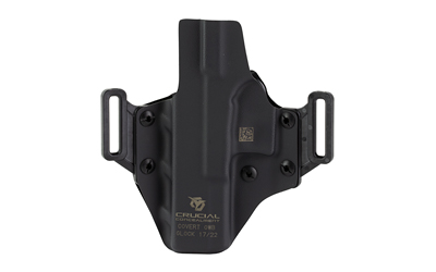 Crucial Concealment 1000 Covert OWB Holster, Right Hand, Kydex, Black - View 3