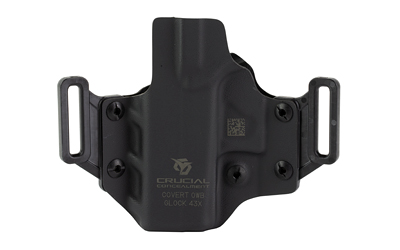 Crucial Concealment 1002 Covert OWB Holster, Kydex, Right Hand, Black - View 3