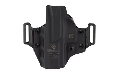 Crucial Concealment 1004 Covert OWB Holster, Right Hand, Kydex, Black - View 3