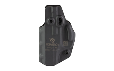 Crucial Concealment 1022 Covert IWB Holster, Ambidextrous Kydex, Black - View 3