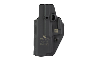 Crucial Concealment 1154 Covert IWB Holster, Kydex, Ambidextrous, Black - View 3