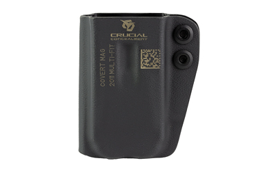 Crucial Concealment 1262 Covert Mag Pouch IWB Kydex Ambidextrous Black - View 2
