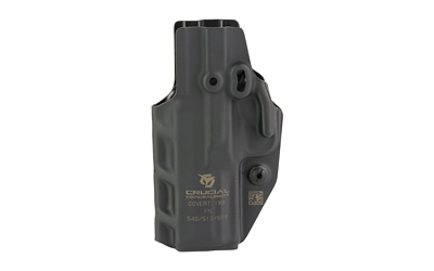 Crucial Concealment 1313 Covert IWB Holster, Kydex, Ambidextrous, Black - View 3