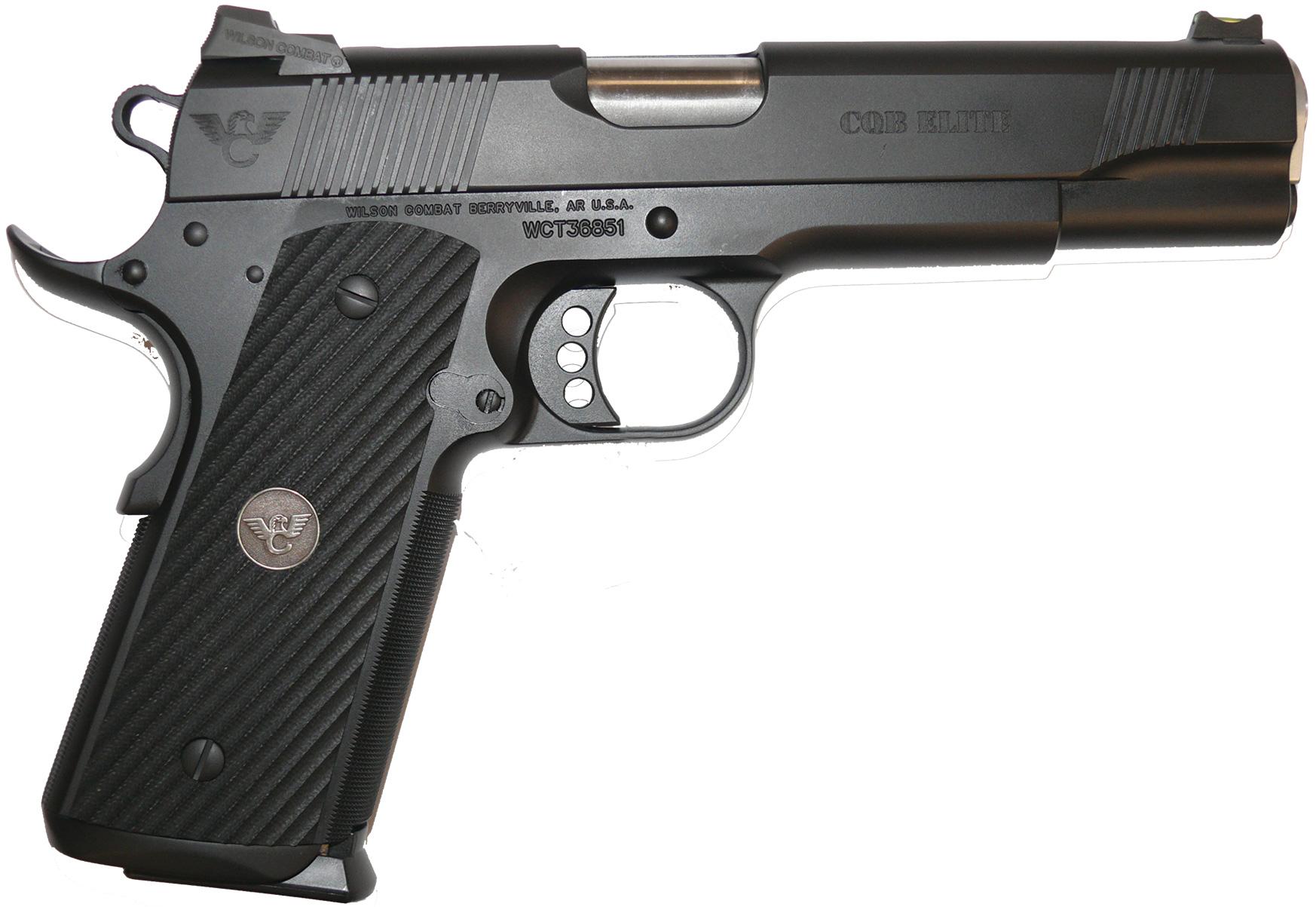 Wilson Combat CQBEFS-5 CQB Elite 45 ACP 8+1 5" Black Armor G10 Grip - View 2