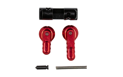 Battle Arms BAD-ASS-LITE-RED Ambidextrous Safety Selector, 90/60, Red - View 2