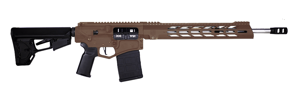 Diamondback DB1059C061 308 Win 18" M-Lok Semi-Auto Rifle FDE Finish - View 2