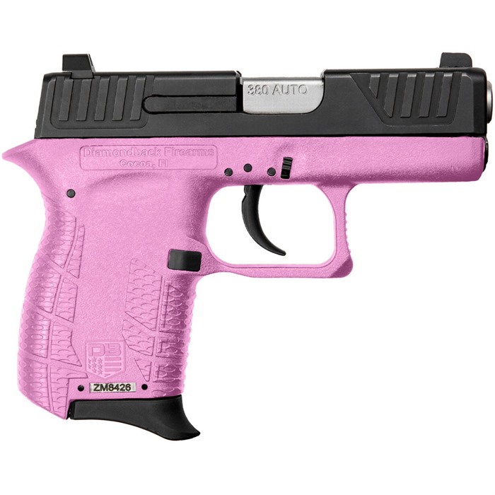 Diamondback DB380 Gen 4 .380 ACP Pink/Black Pistol - View 2