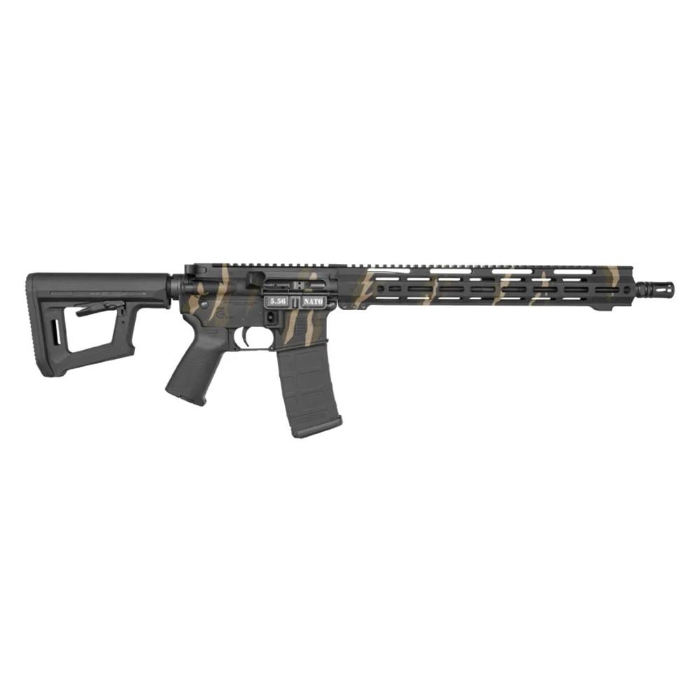 DiamondBack DB15 Carbon 5.56 NATO 30+1 16 Tiger Stripe Camo Cerakote  - View 2