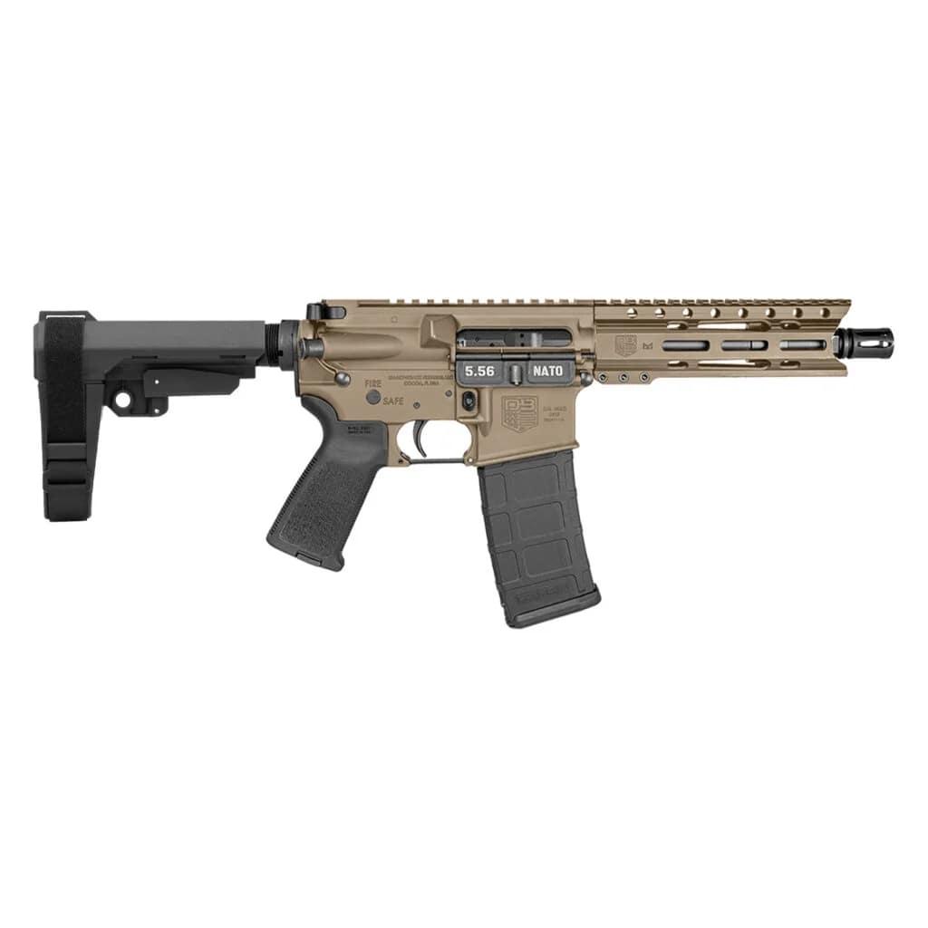 Diamondback DB1913K061 DB15 5.56 NATO 30+1 7" Flat Dark Earth Cerakote - View 2