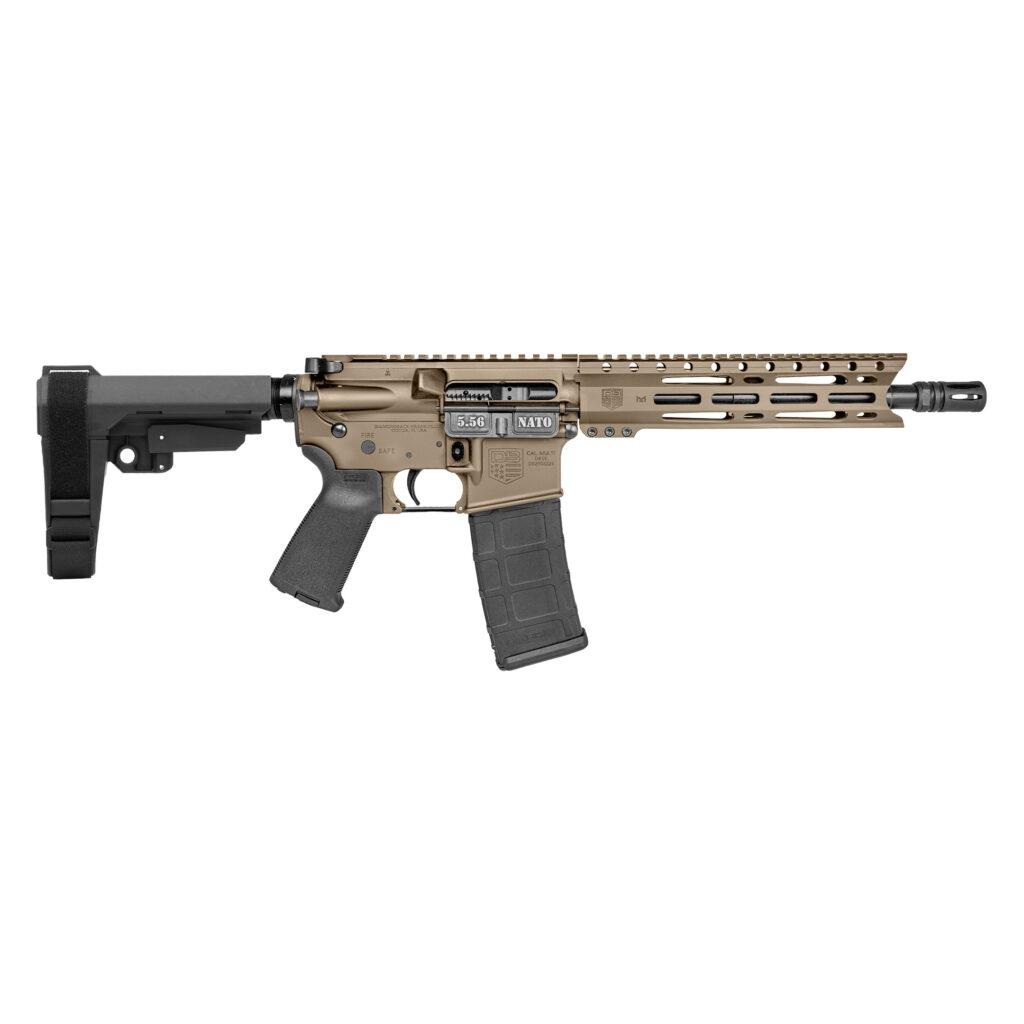 Diamondback DB1916K061 5.56 NATO Pistol 10" M-LOK SBA3 FDE 30rd - View 2