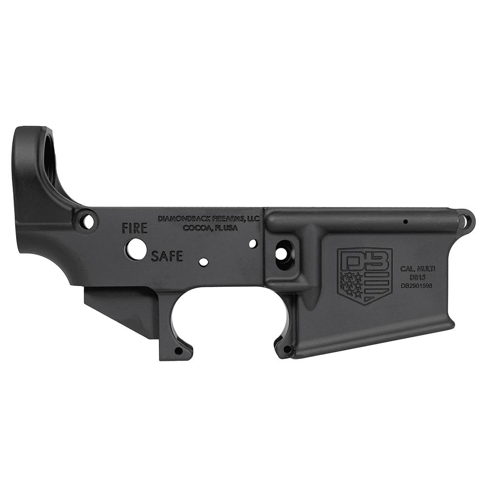 Diamondback DB2210R001 DB15 Lower Receiver Multi 7075-T6 Aluminum Black - View 2