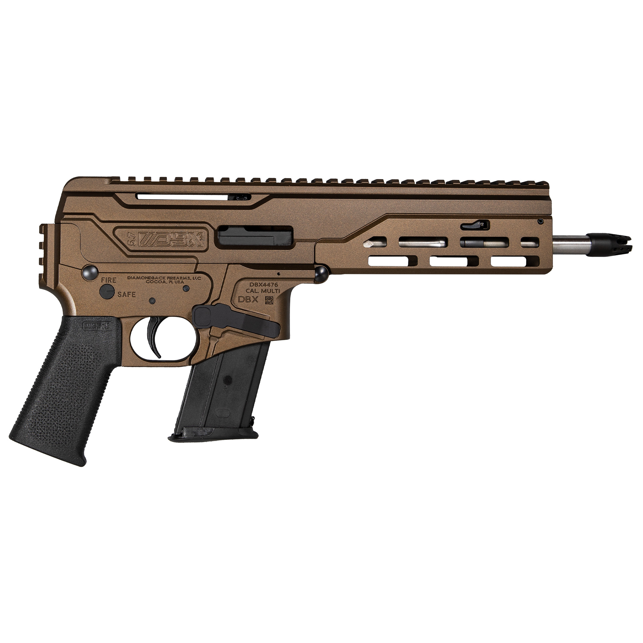 DIAMONDBACK FIREARMS DBX57 5.7x28mm 8" 20rd Semi-Auto Pistol (DB1614L071) - View 2