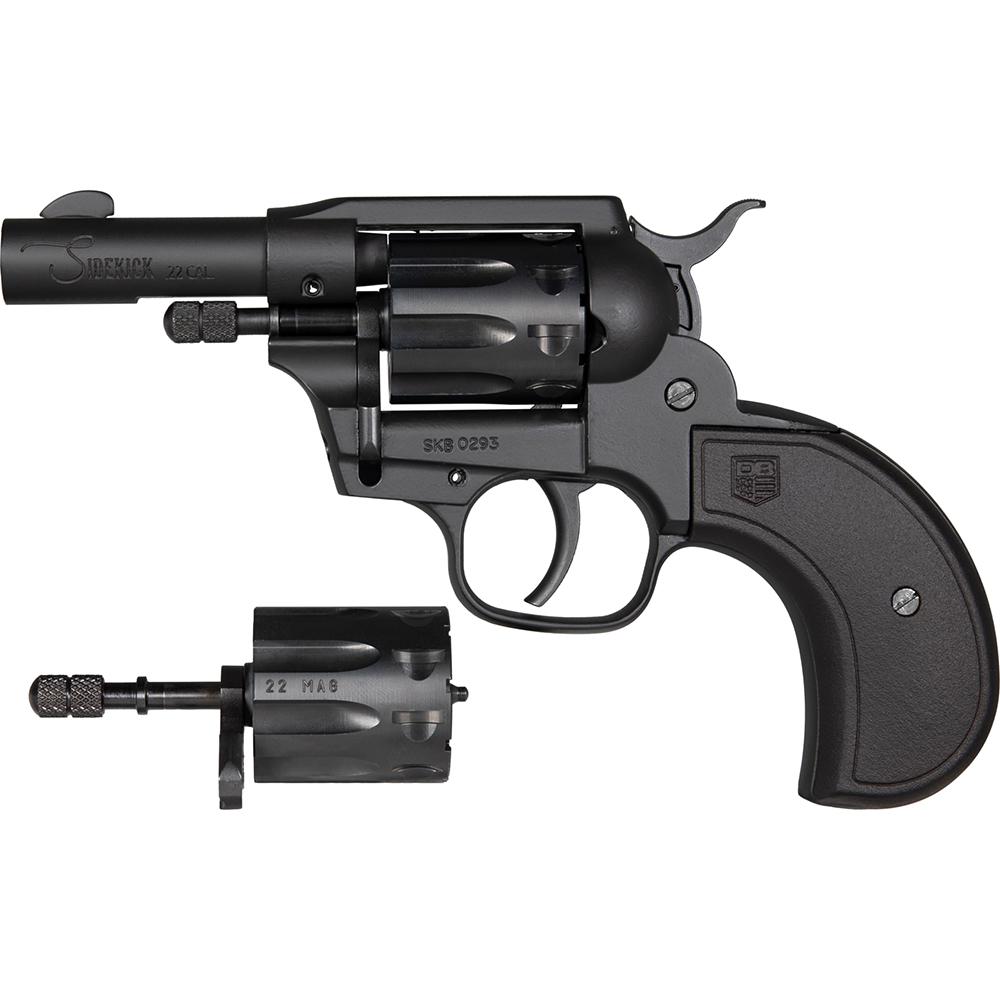 Diamondback Sidekick Revolver .22LR/.22Mag 3in Black Cerakote 9rd - View 2