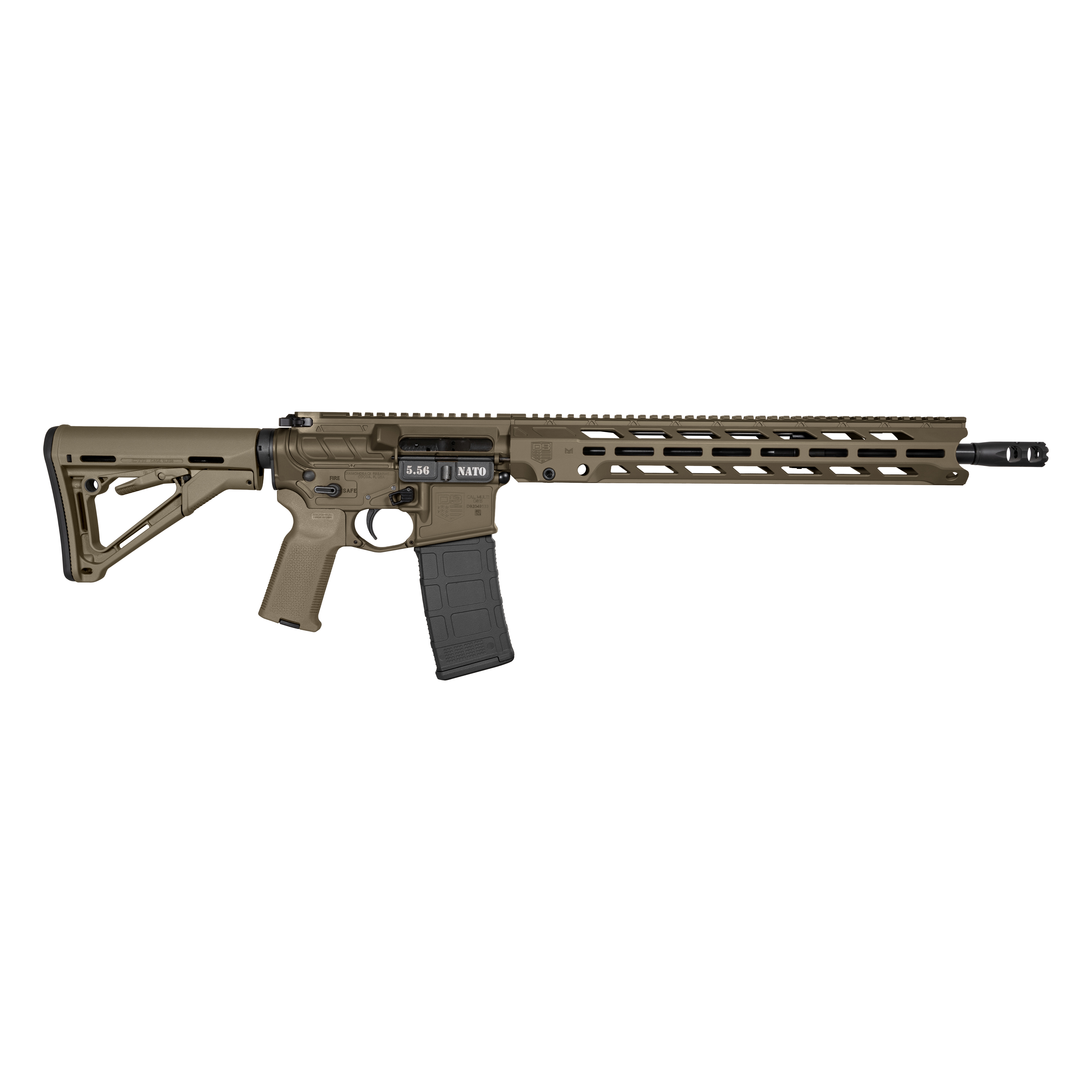 Diamondback DB15 5.56 NATO 16" Barrel 30+1 OD Green with M-Lok Handguard & Magpul Accessories - View 2