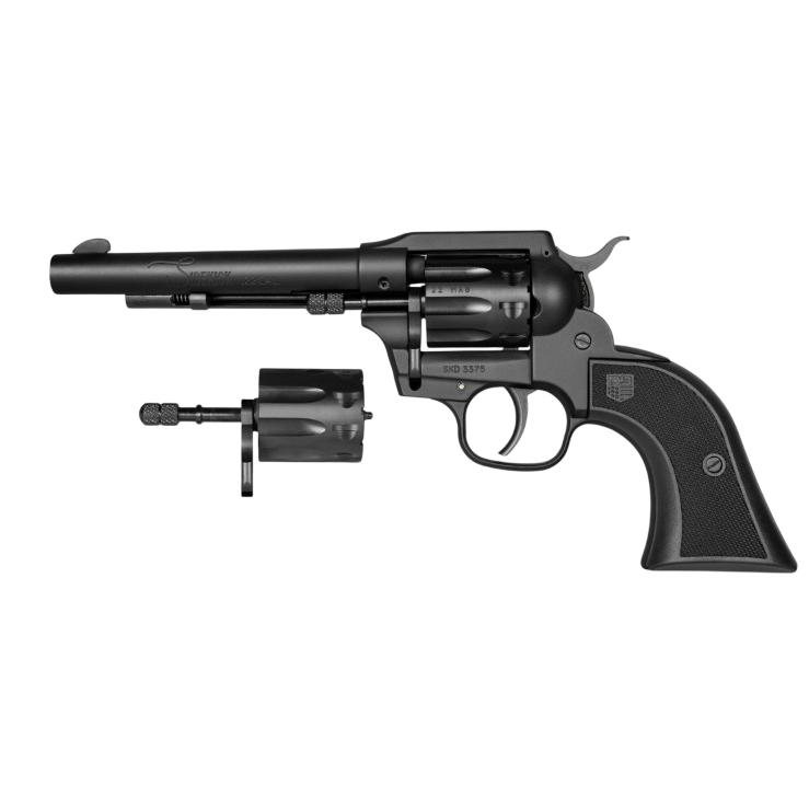 Diamondback Sidekick 22LR/22Mag 9Rd 5.5" Barrel Black Cerakote Convertible Revolver - View 2