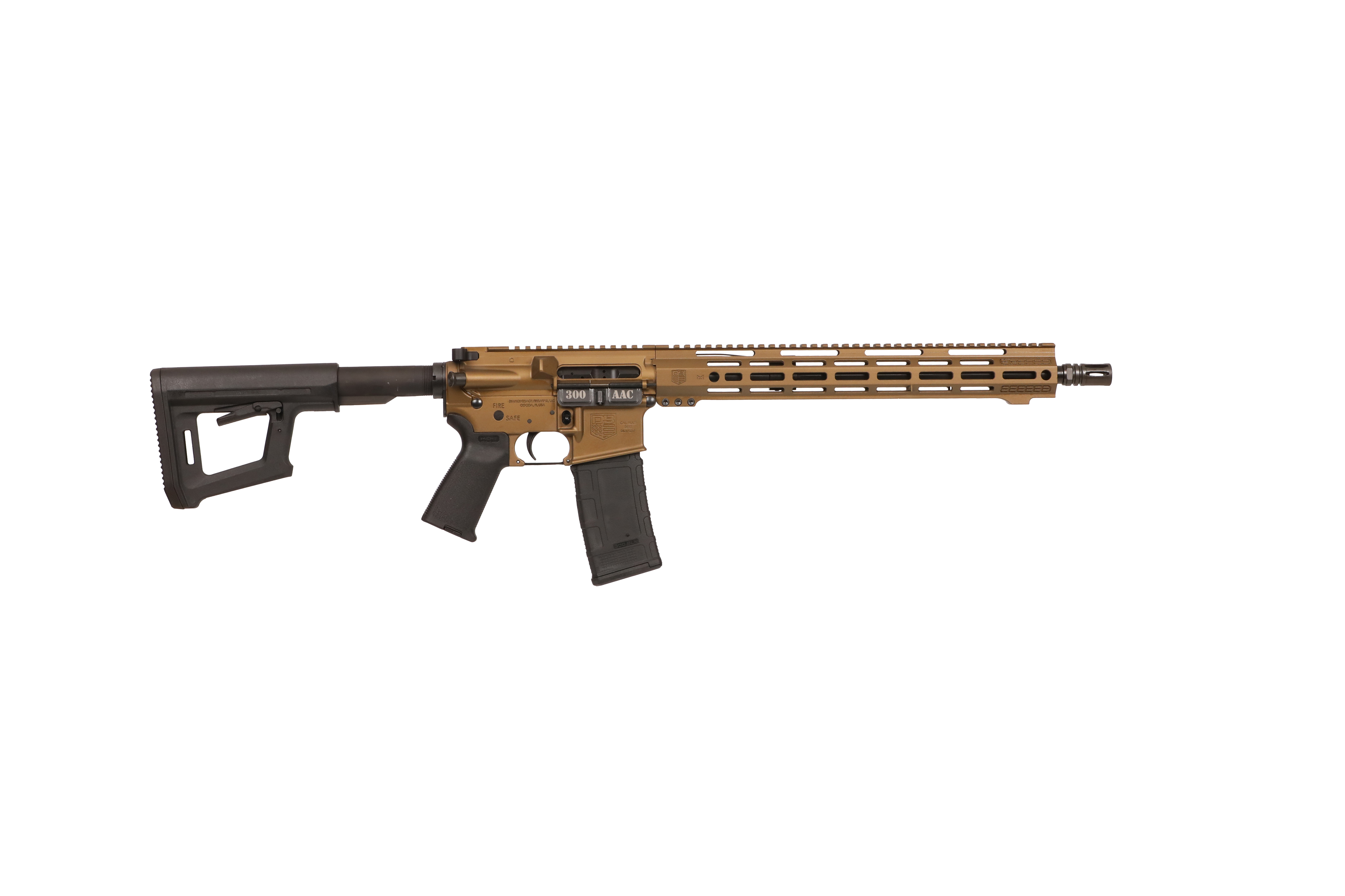 Diamondback DB1718B042 DB15 300BLK 16" 30+1 Burnt Bronze Magpul Stock - View 2