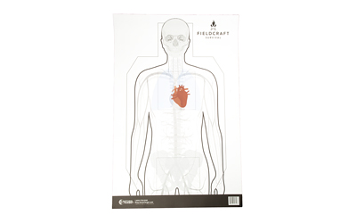 Action Target FLDC-P-100 Double-Sided Training Target, 23"x35", 100 Pack - View 2