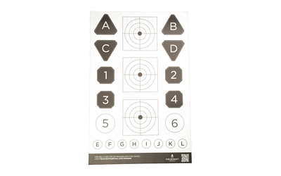 Action Target FLDC-P-100 Double-Sided Training Target, 23"x35", 100 Pack - View 3