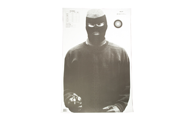 Action Target ANT-4V2-100 Training Target 23 in x 35 in Black White - View 2