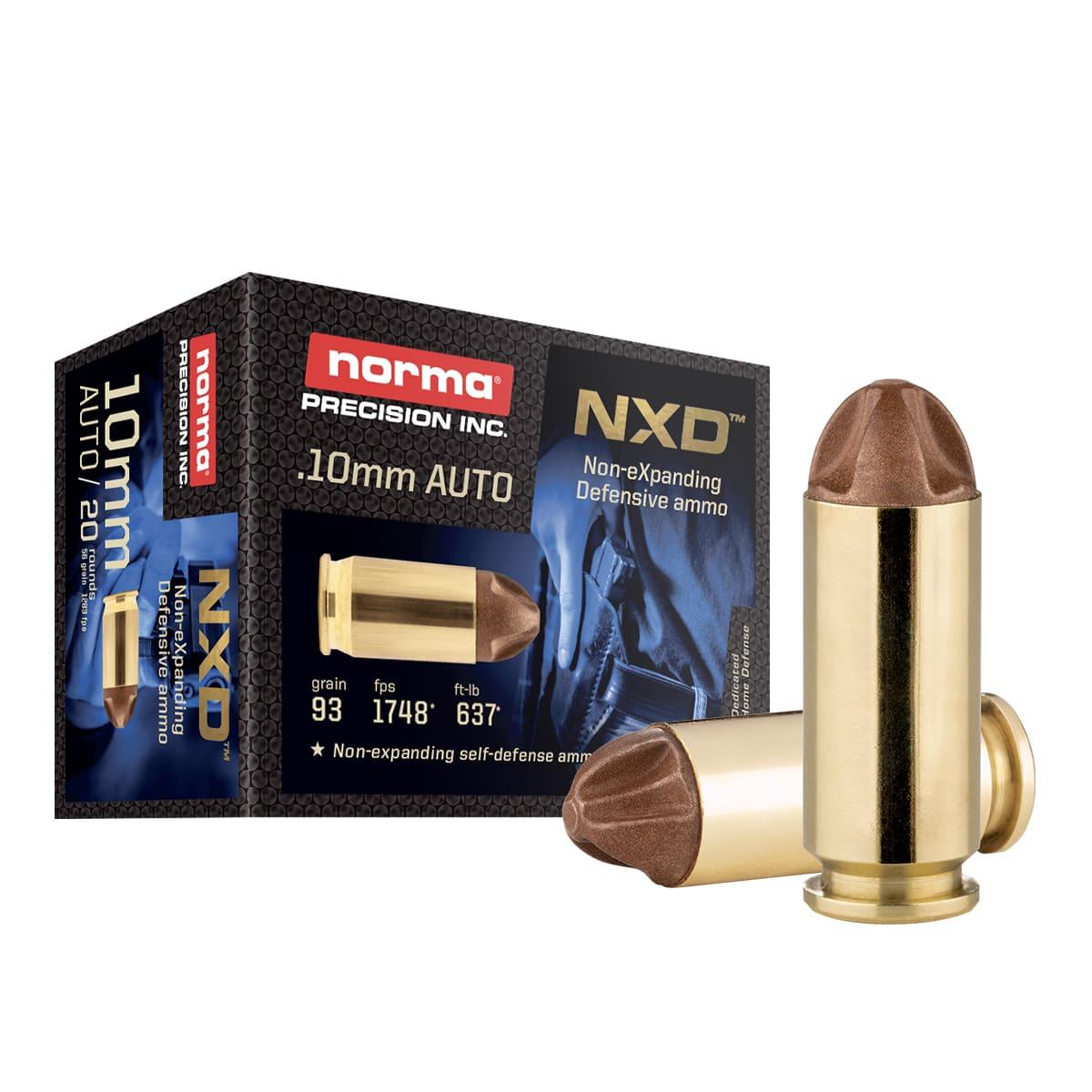 Norma 611340020 10mm Auto NXD 93gr Self-Defense Ammo 20 Rounds - View 2