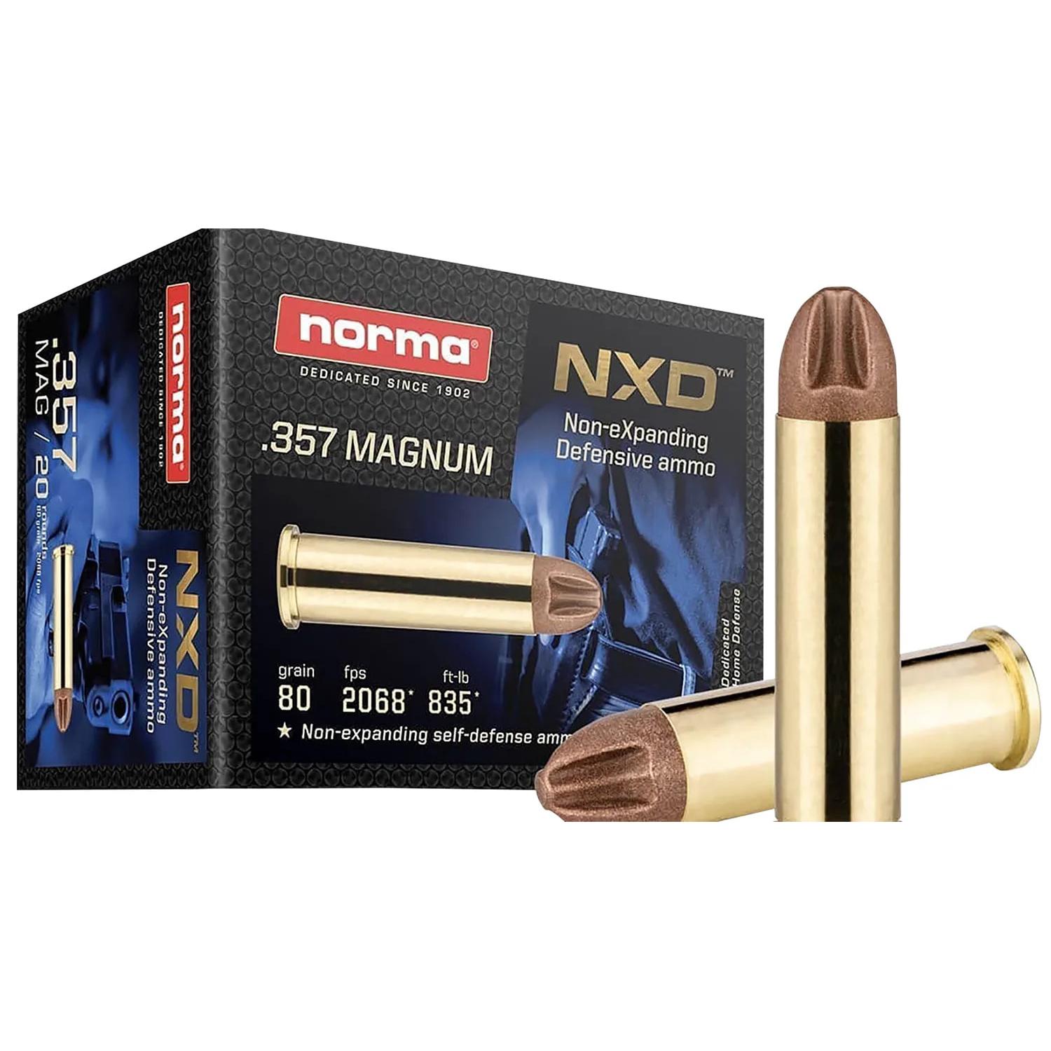 Norma 611640020 357Mag 80gr NXD Ammo 20/Box 10/Case - View 2