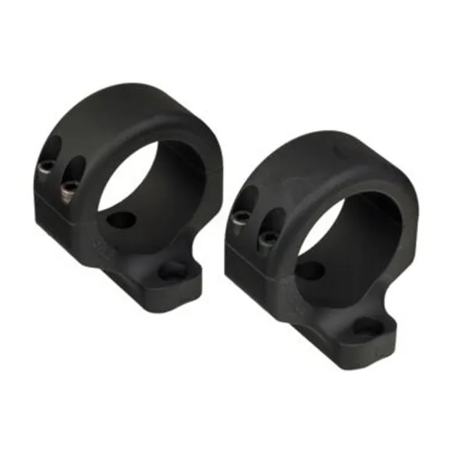 DNZ Game Reaper 2 BW1TM2 Scope Rings 1" Medium Black 6061T6 Aluminum - View 2