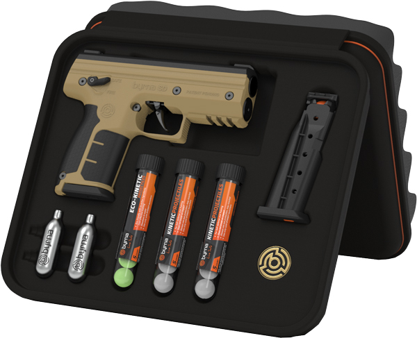 Byrna SK68300TANKINETIC SD Kinetic Kit .68 Cal CO2 Tan Polymer Grip - View 2