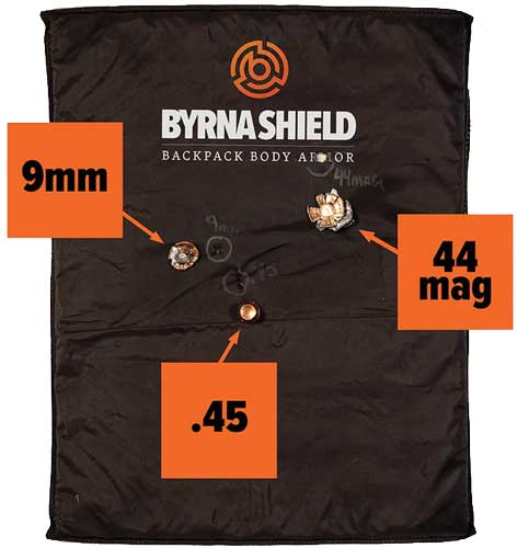 Byrna BS00109 Shield Backpack Armor 10"x12" Level IIIA Black 14oz - View 2