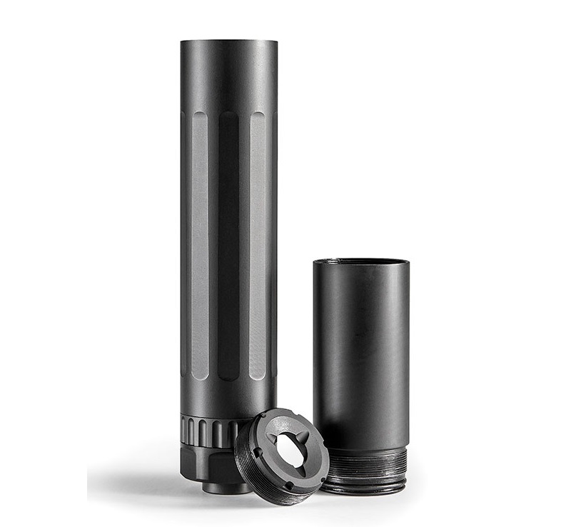 Dead Air Ghost-M 45 Cal-Multi-Caliber 1.375" Black Titanium/17-4 Stainless Steel/7075-T6 - View 2