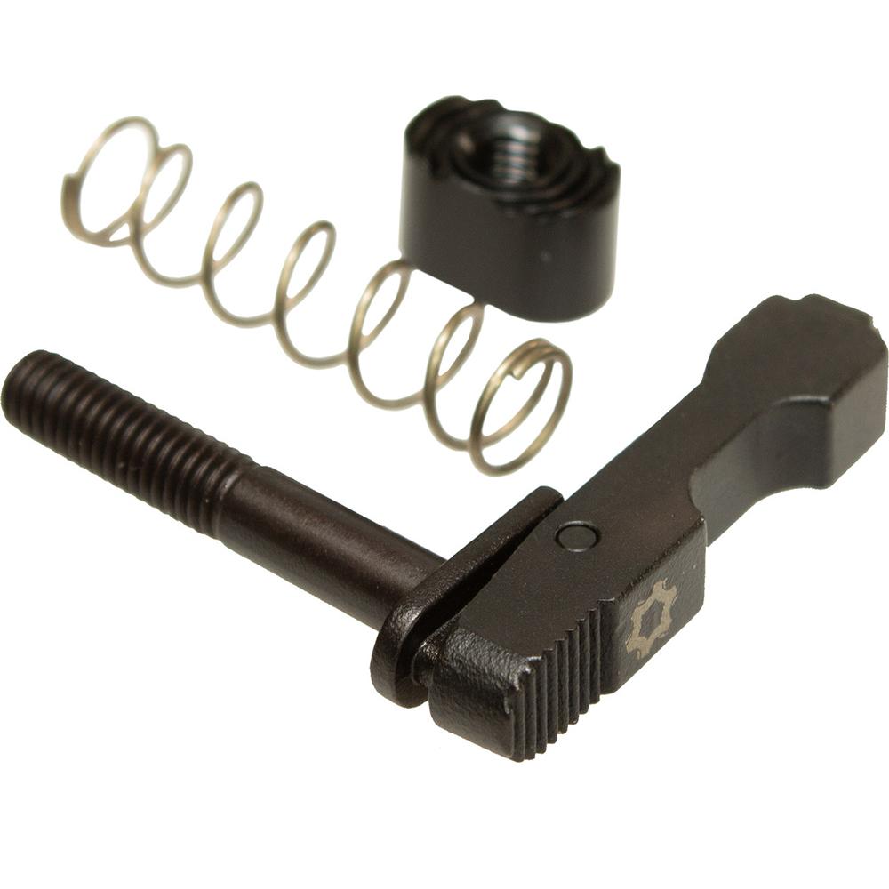 CMMG 55AFFD4 AR-15 Ambi Mag Catch, Black, Engraved Logo - View 2