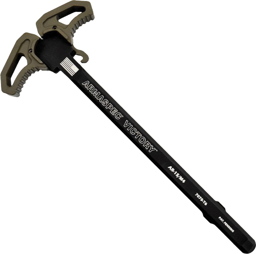 Armaspec ARM161ODG Victory AR-15 Charging Handle, OD Green, 7075 Aluminum - View 2