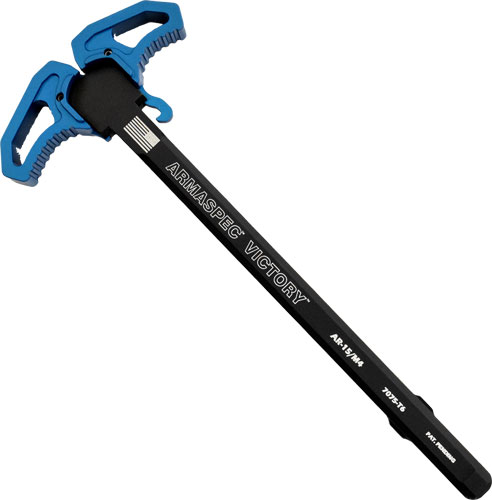 Armaspec ARM161BLUE Victory AR-15 Ambidextrous Charging Handle Blue - View 2
