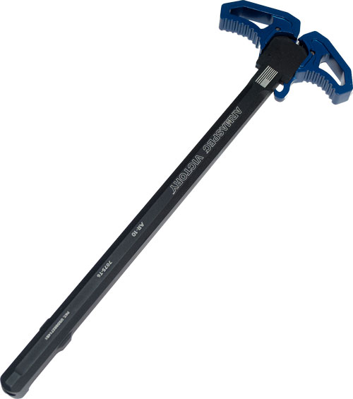 Armaspec ARM162BLUE Victory Charging Handle AR-10 Ambidextrous Blue - View 2