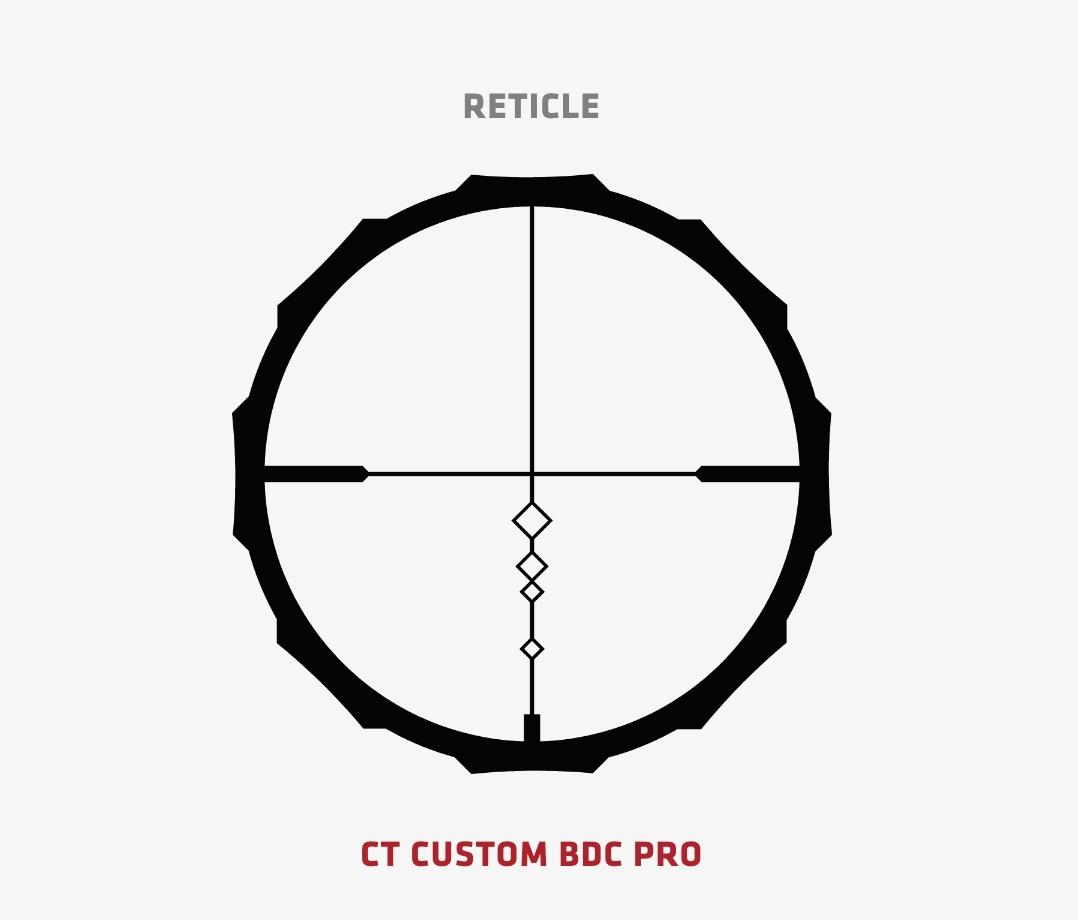 Crimson Trace 01-01400 Brushline Pro 4-16x42mm Matte Black Scope - View 2