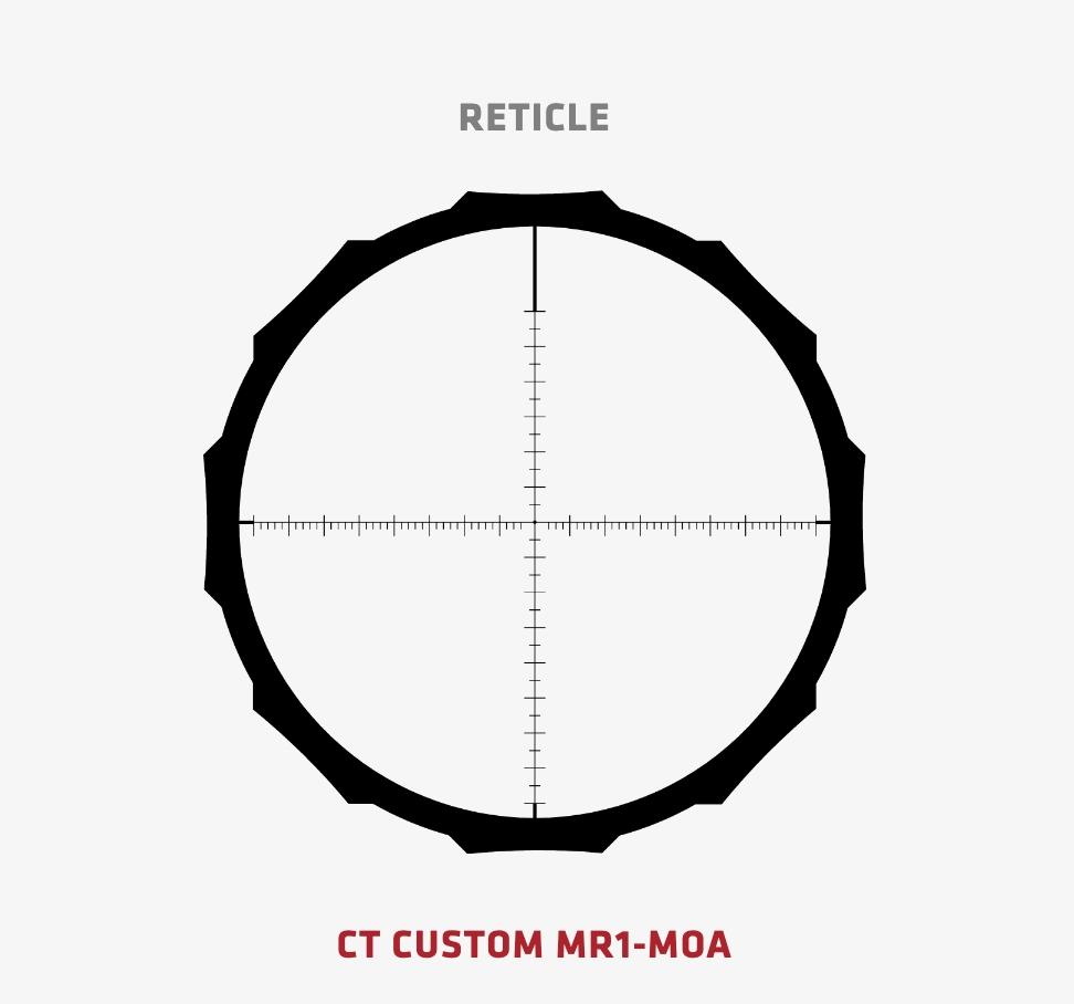 Crimson Trace Hardline Riflescope 3-9x40 MR1-MOA - View 2