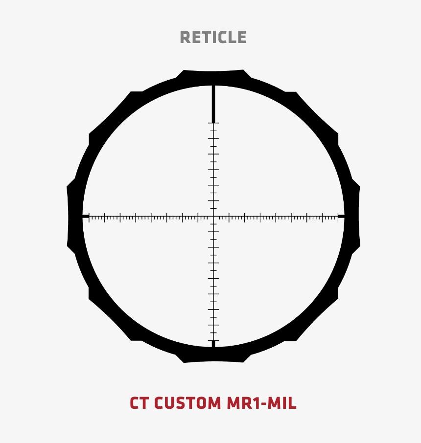 Crimson Trace 01-01170 Hardline 3-12X42 30mm MR1-MIL Matte Scope - View 2