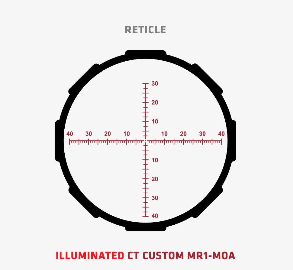 Crimson Trace 01-01020 Hardline Pro 4-16X50 30mm FFP MR1-MOA Scope - View 2