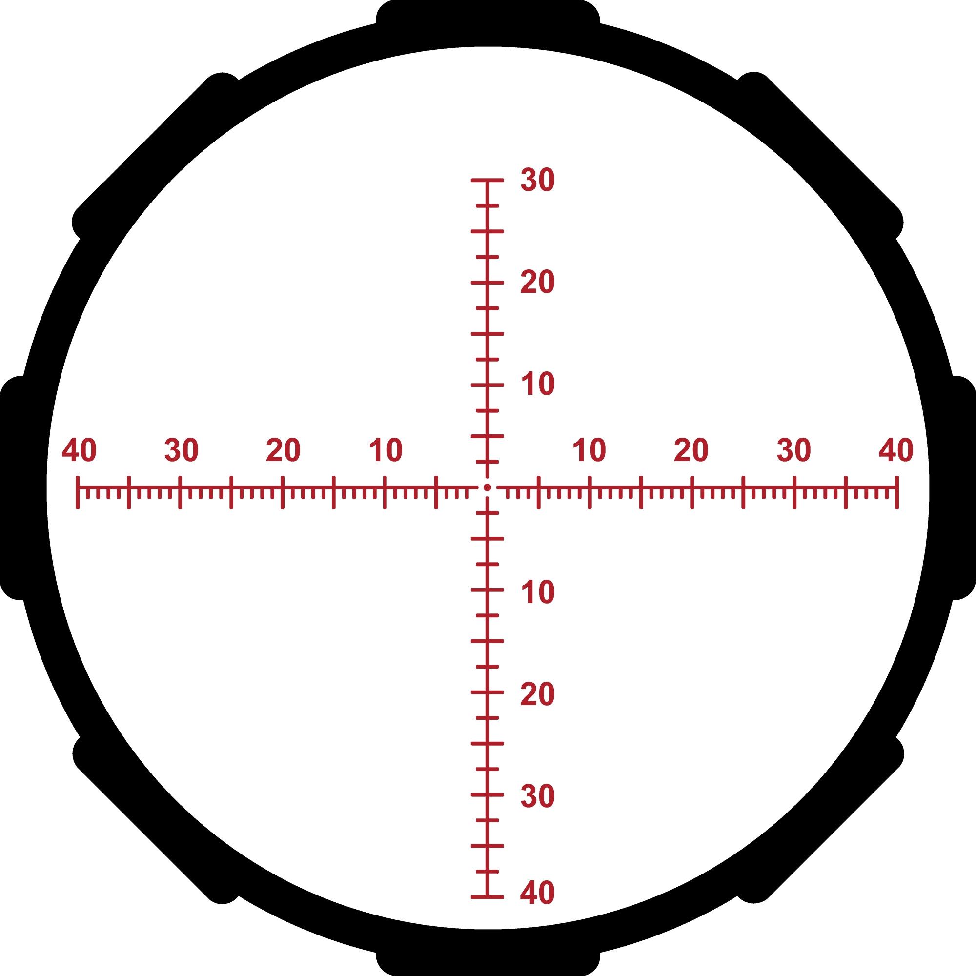 Crimson Trace 01-01040 Hardline Pro 6-24X50 30mm FFP MR1-MOA Scope - View 2