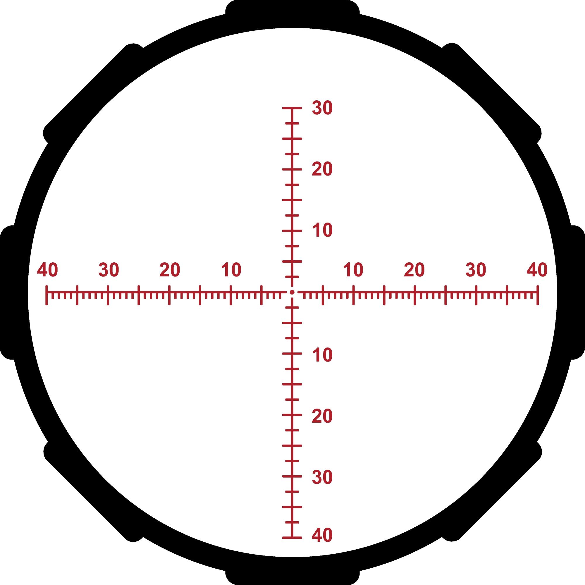 Crimson Trace Hardline Pro Rifle Scope - 6-24x50mm 30mm SFP MR1-MOA Illum - View 2