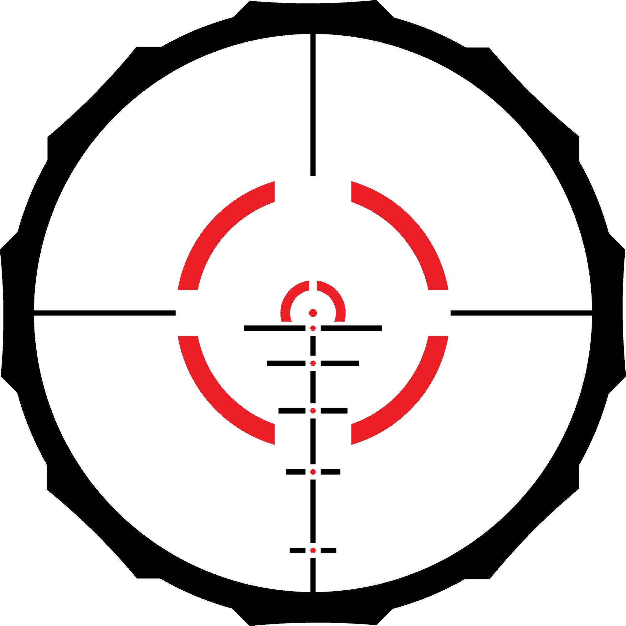 Crimson Trace 01-01100 Hardline Pro 1-6x24 Illuminated Riflescope 30mm Tube - View 2