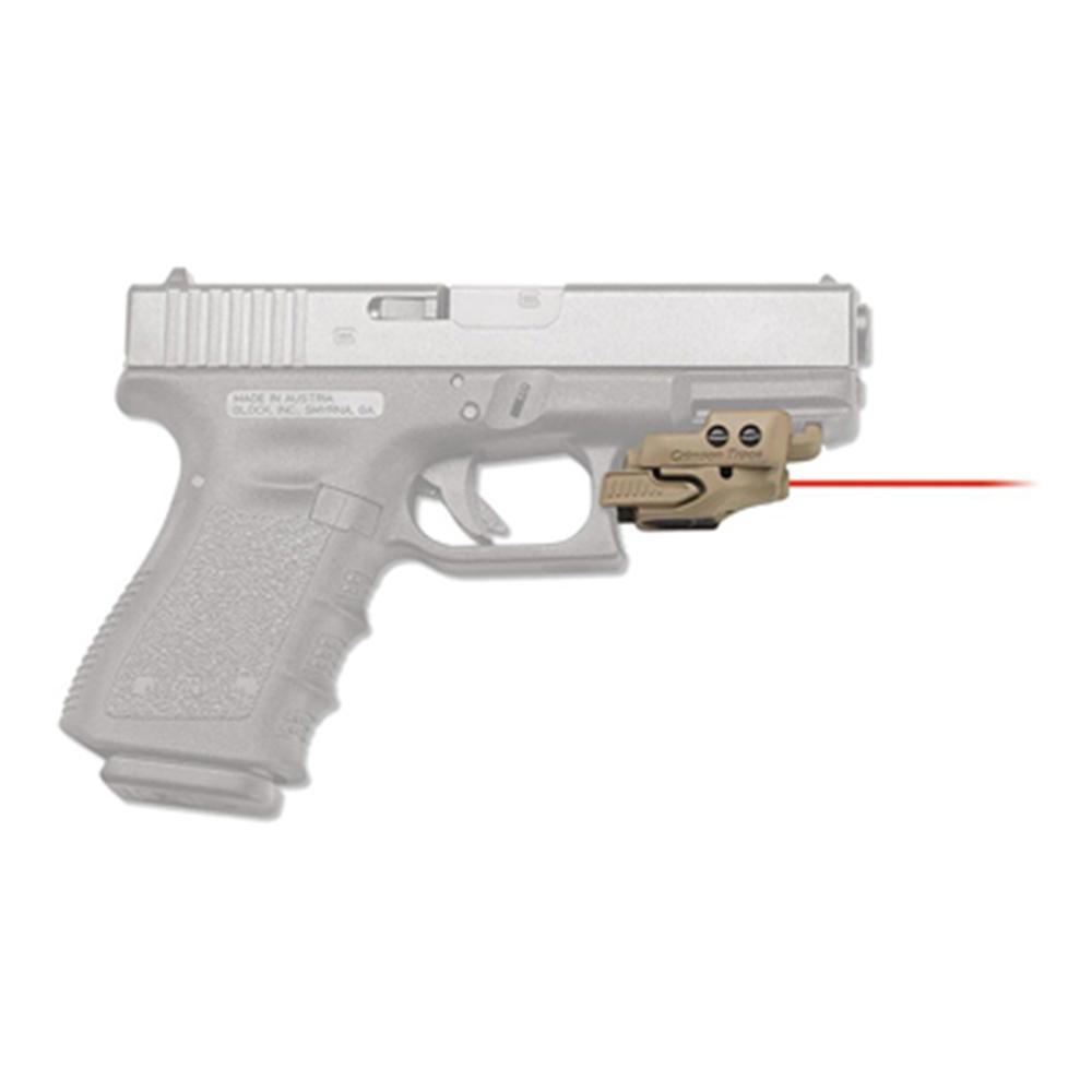 Crimson Trace 01-3000228 Rail Master Red Laser Universal Mount Tan - View 2