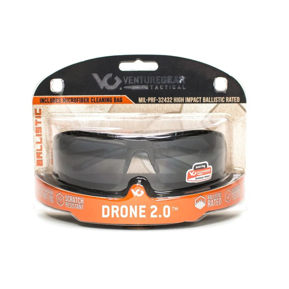 Pyramex VGSG1720T Drone 2.0 Glasses Gray Lens Anti-Fog OD Green Frame - View 2