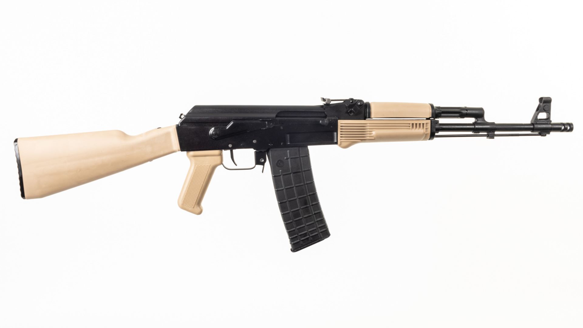 ARS SAR5 5.56x45mm AK47 Rifle, 16.3" Barrel, Desert Tan - View 2