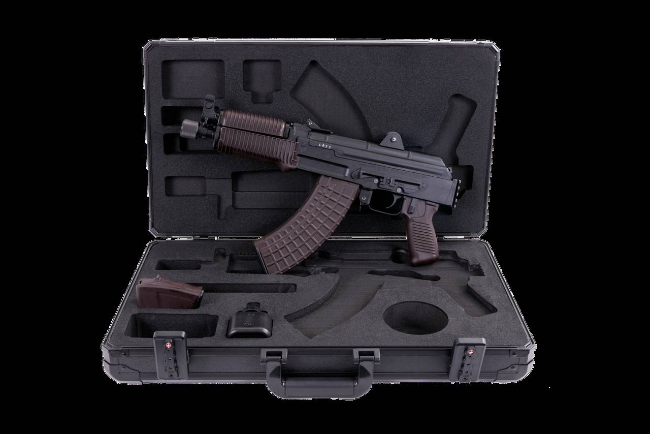 Arsenal SAM7K56P 7.62x39mm 30rd 8.5" Black Milled Receiver Plum Furniture - View 2