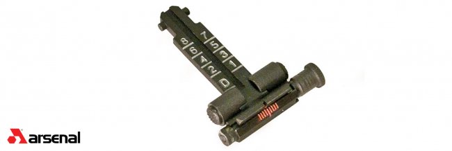 Arsenal AK020W Rear Sight Assembly Adjustable Windage 800m Range - View 2
