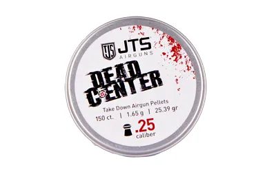 JTS Group Dead Center .25 Caliber 25.39 Grain Domed Pellets 150 Count - View 2