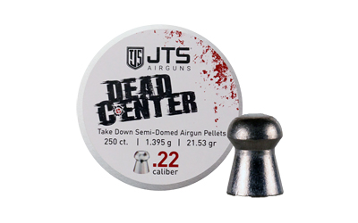 JTS Group Dead Center .22 Caliber Pellets Semi Domed Tip 21.53 Grain 250 - View 2